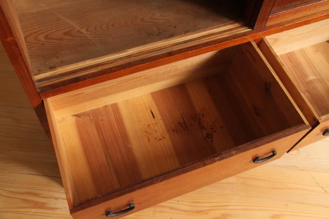 食器棚　収納棚　木製　古道具　古家具　和家具　ビンテージ　アンティーク　レトロ