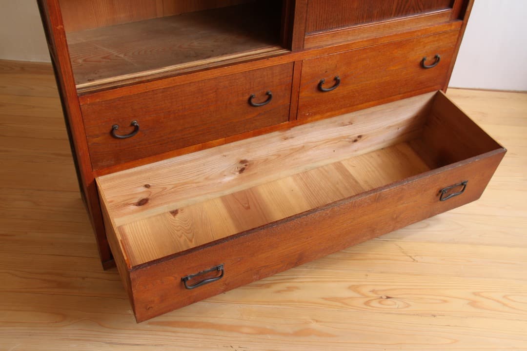 食器棚　収納棚　木製　古道具　古家具　和家具　ビンテージ　アンティーク　レトロ