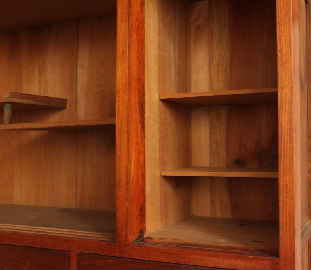 食器棚　収納棚　木製　古道具　古家具　和家具　ビンテージ　アンティーク　レトロ