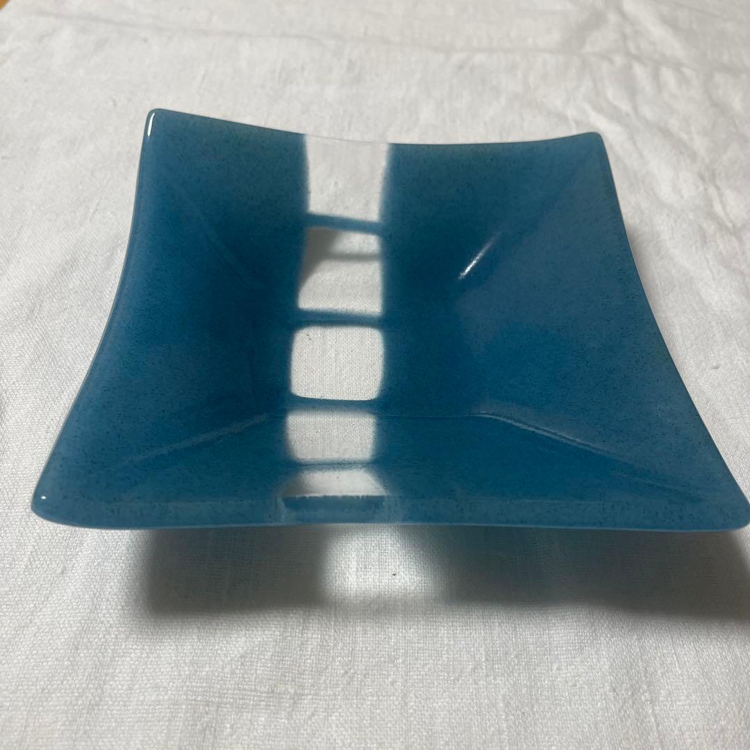 サブロウガラス 角深鉢 2個セット