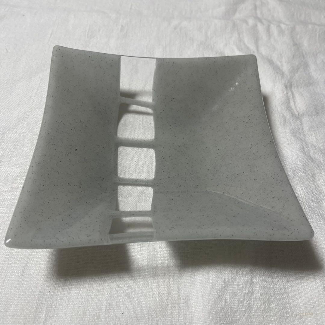 サブロウガラス 角深鉢 2個セット