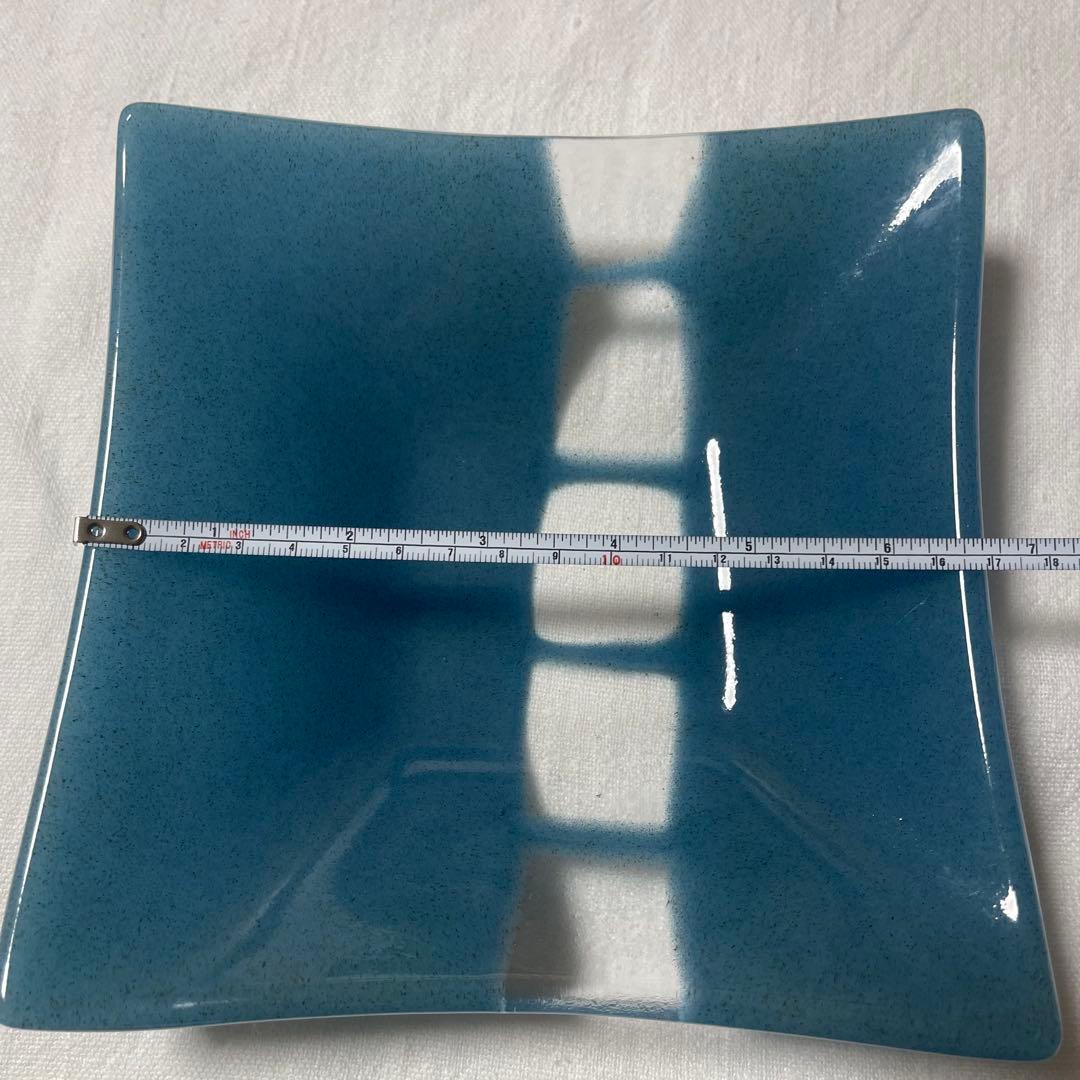 サブロウガラス 角深鉢 2個セット