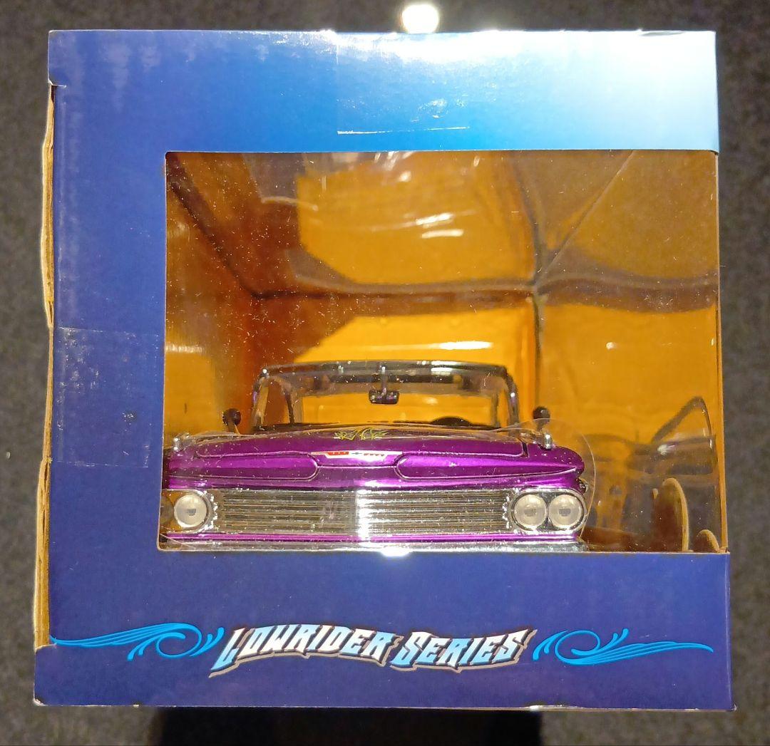1959Chevy Impala ローライダーミニカー新品未開封✭*PURPLE