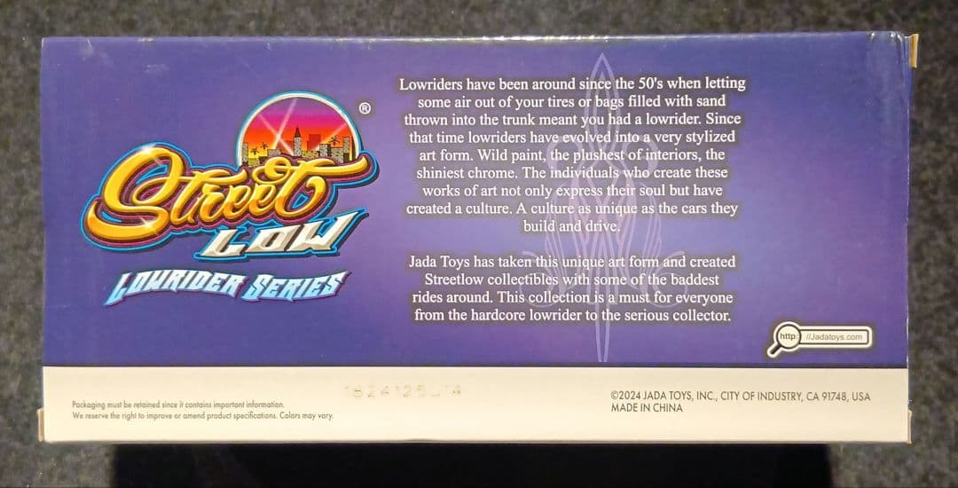 1959Chevy Impala ローライダーミニカー新品未開封✭*PURPLE