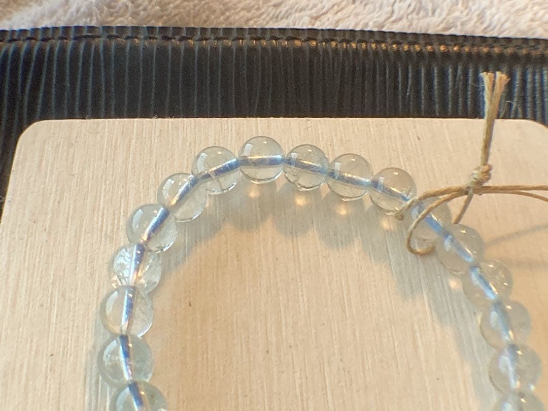 アクアマリン　ブレスレット　7mm