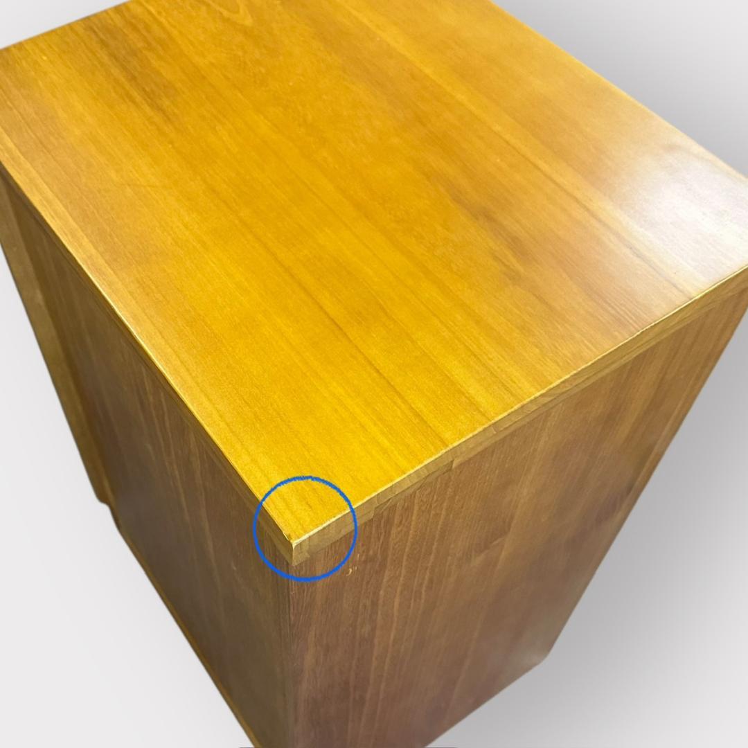 仏壇 台 チェスト 収納 モダン 完成品 天然木 幅46 奥行39 高さ70