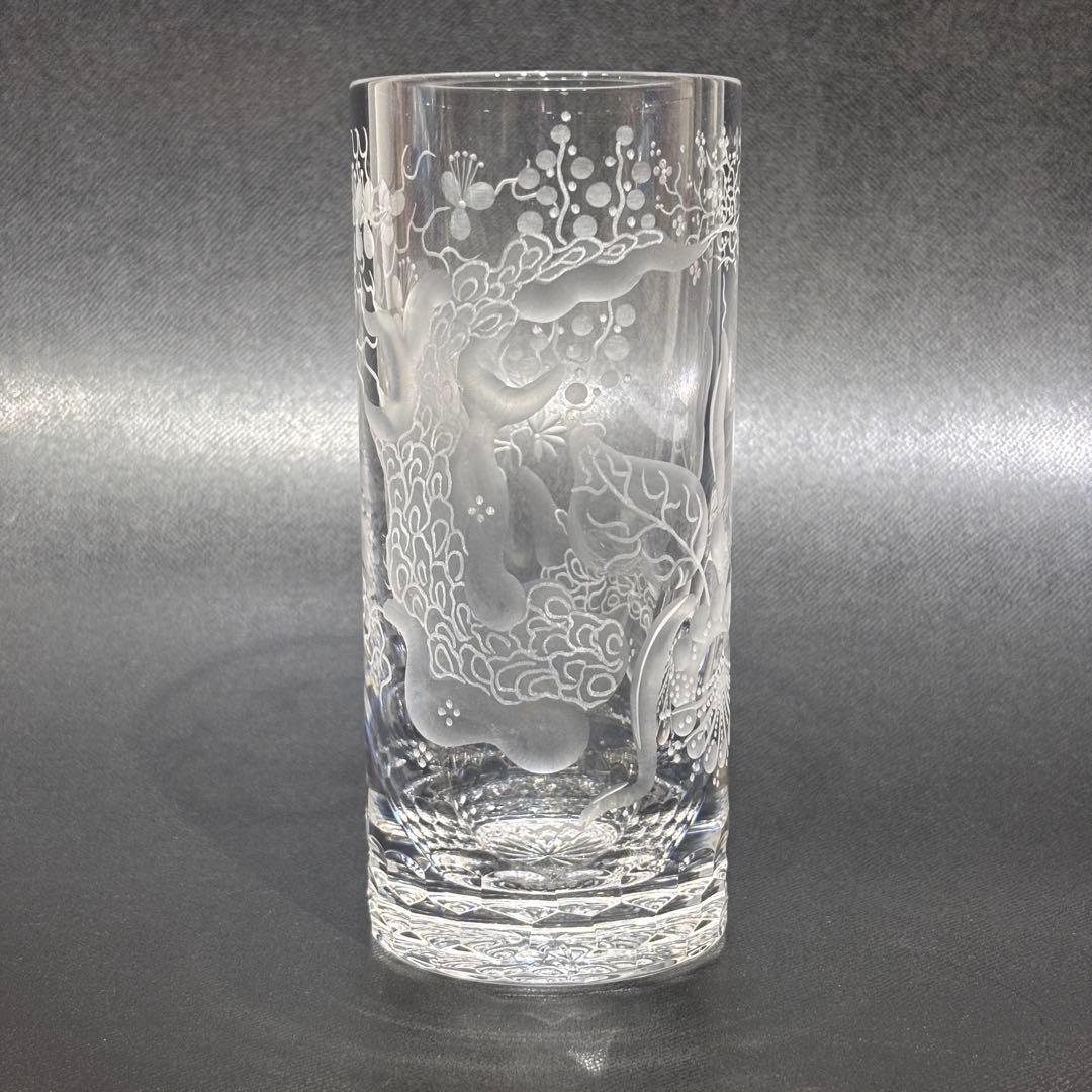 あひる★希少！新品・未使用品！マイセン クリスタル花瓶 クリスタルグラス
