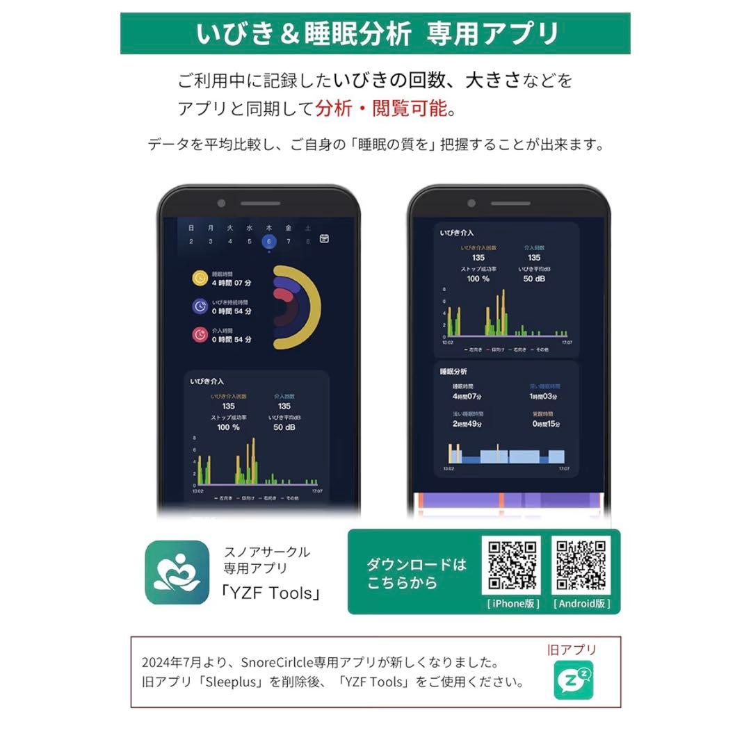 いびき防止 グッズ スノアサークル プラス SnoreCircle PLUS