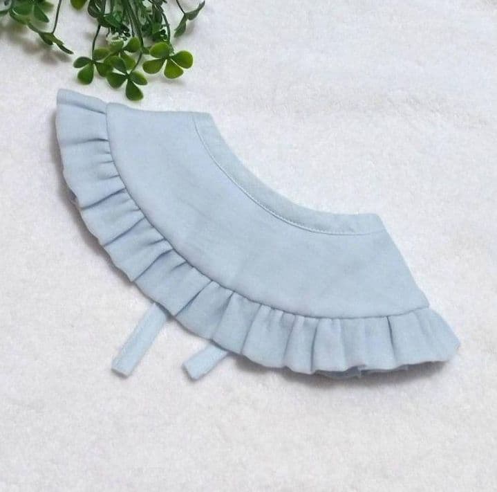 【送料無料】ストロベリーレースのふりふりつけ襟スタイ