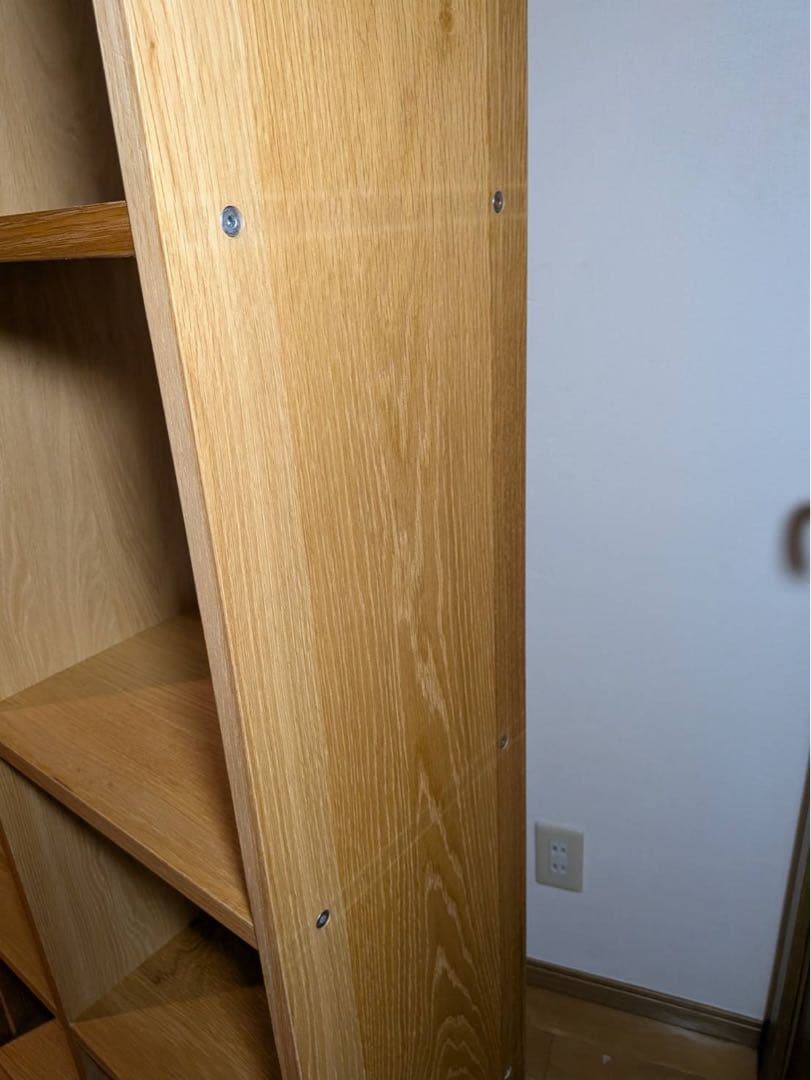 ■送料込■無印良品 スタッキングシェルフ 5×3 オーク 収納 木製棚