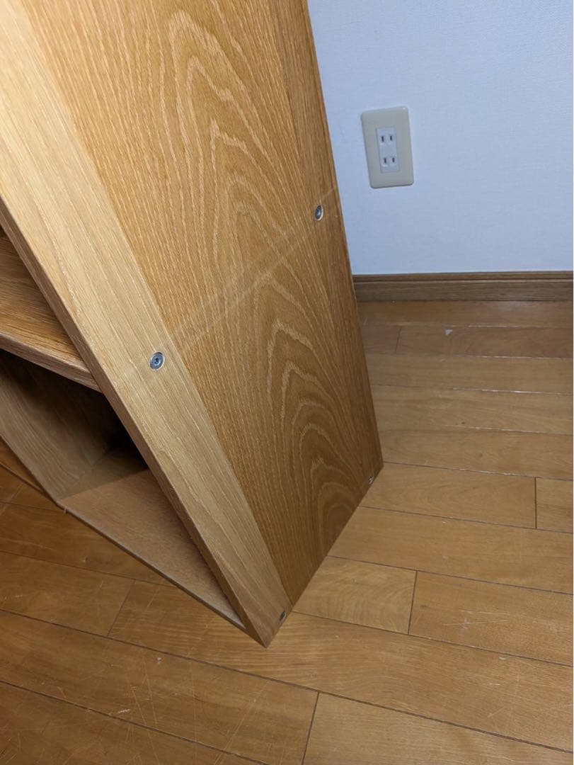 ■送料込■無印良品 スタッキングシェルフ 5×3 オーク 収納 木製棚