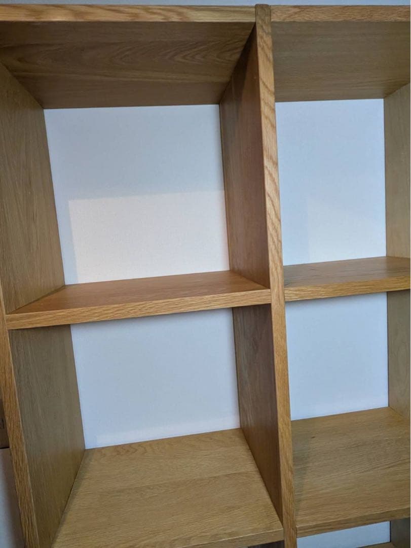■送料込■無印良品 スタッキングシェルフ 5×3 オーク 収納 木製棚