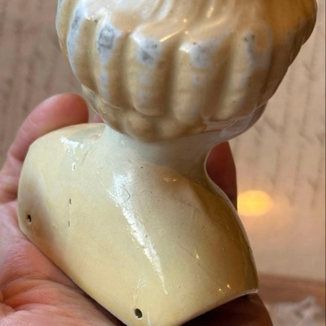 アンティーク　チャイナヘッド ドール　ビスクドール　ショルダーヘッド