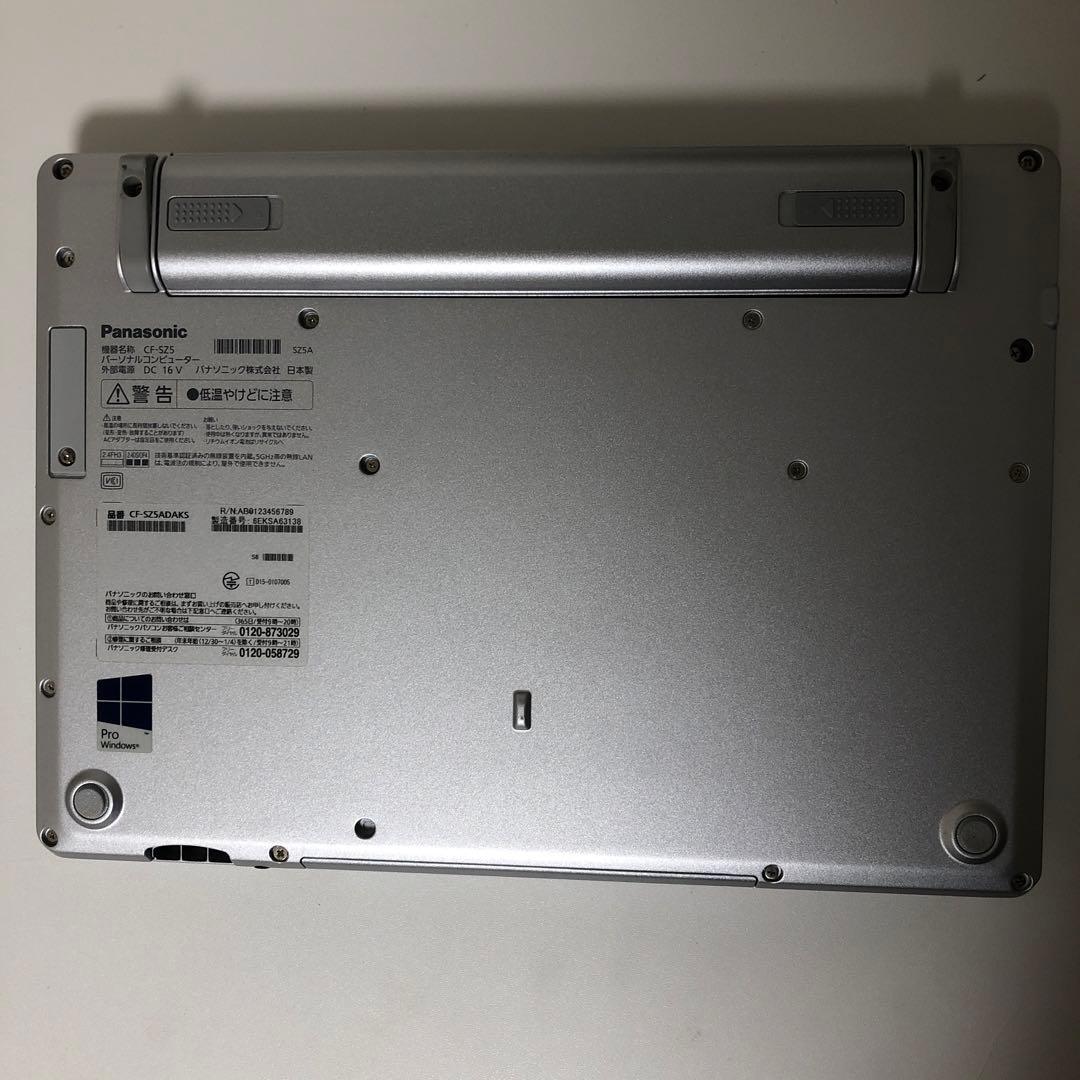 Let's note CF-SZ5 i5第6世代SSD バッテリー：12時間超②