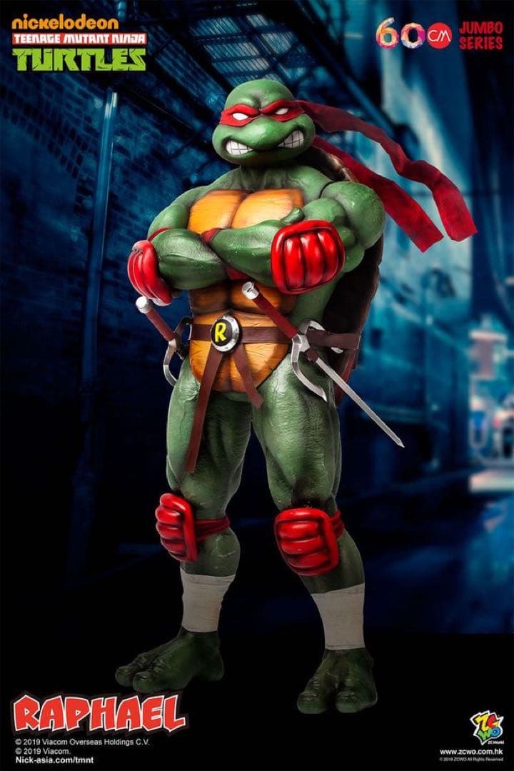 TMNT ラファエロ　ライセンス品　フィギュア　アートトイ　60cm//ZCWO