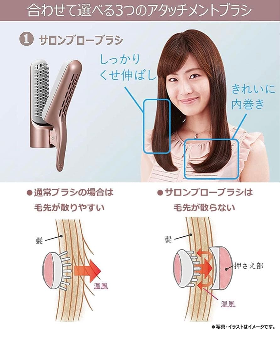 Panasonic カールドライヤー ナノケアEH-KN8B