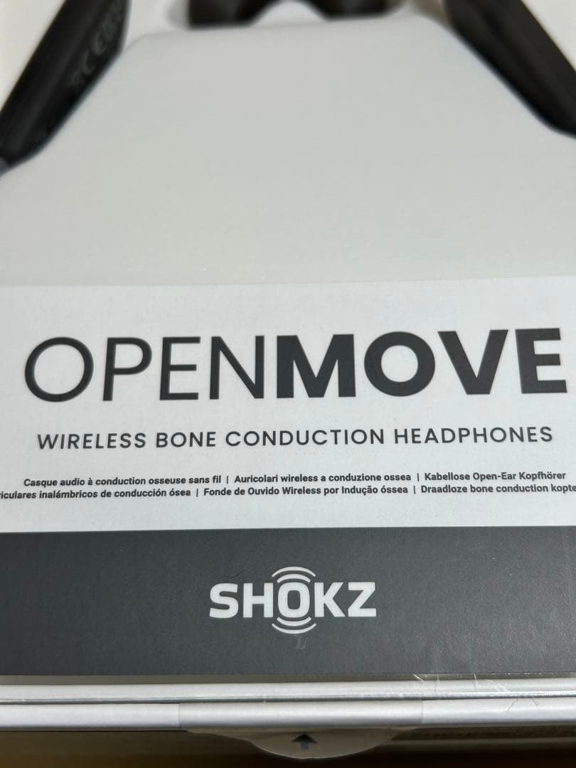 SHOKZ骨伝導イヤホンOPENMOVE/匿名配送/送料込