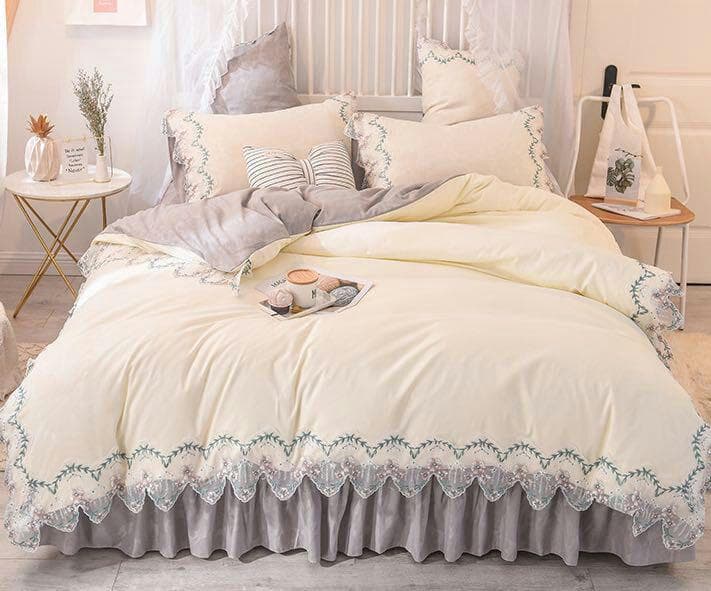 高級感 レース おしゃれ 掛け布団カバー シングル 3点セット