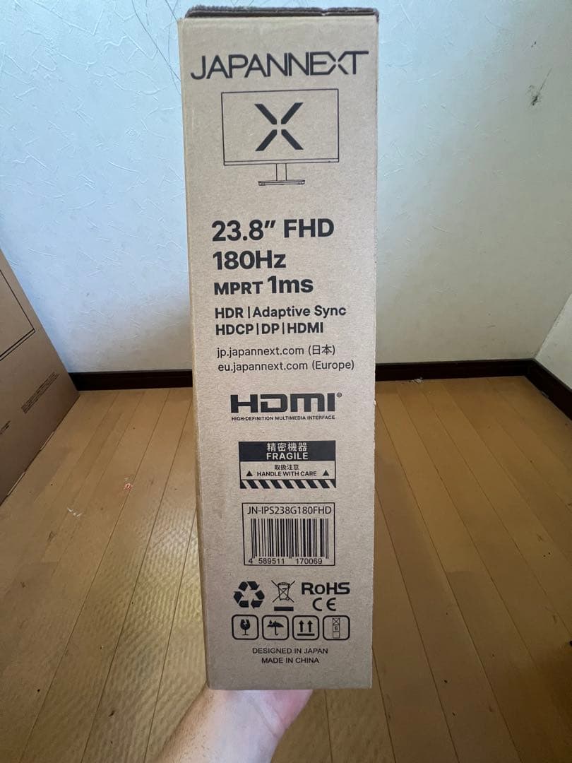 JAPANNEXT 23.8インチ 180Hz GEO限定モデル