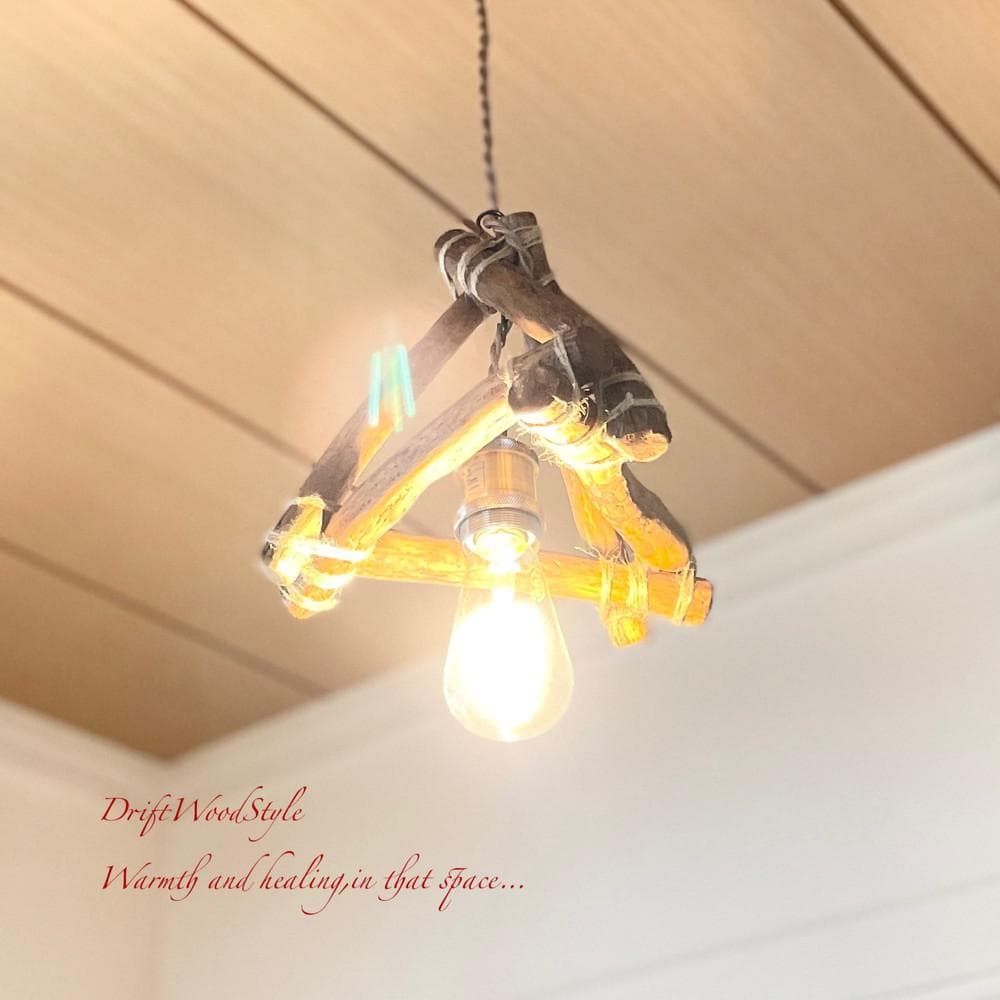 流木インテリア 流木シェード ペンダントライト 照明 LED 間接照明 N63