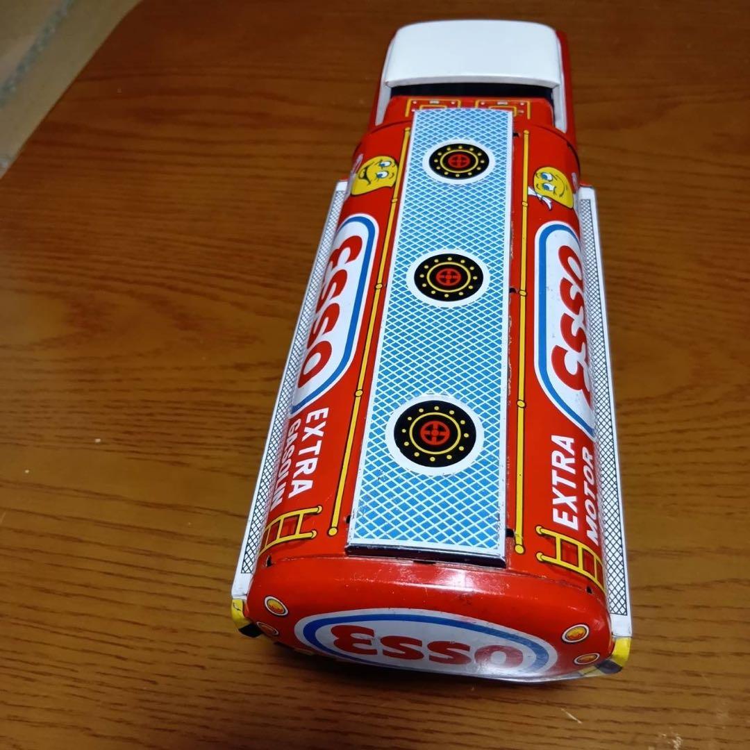 【レトロ】ESSO エッソ　タンクローリー　ブリキ製