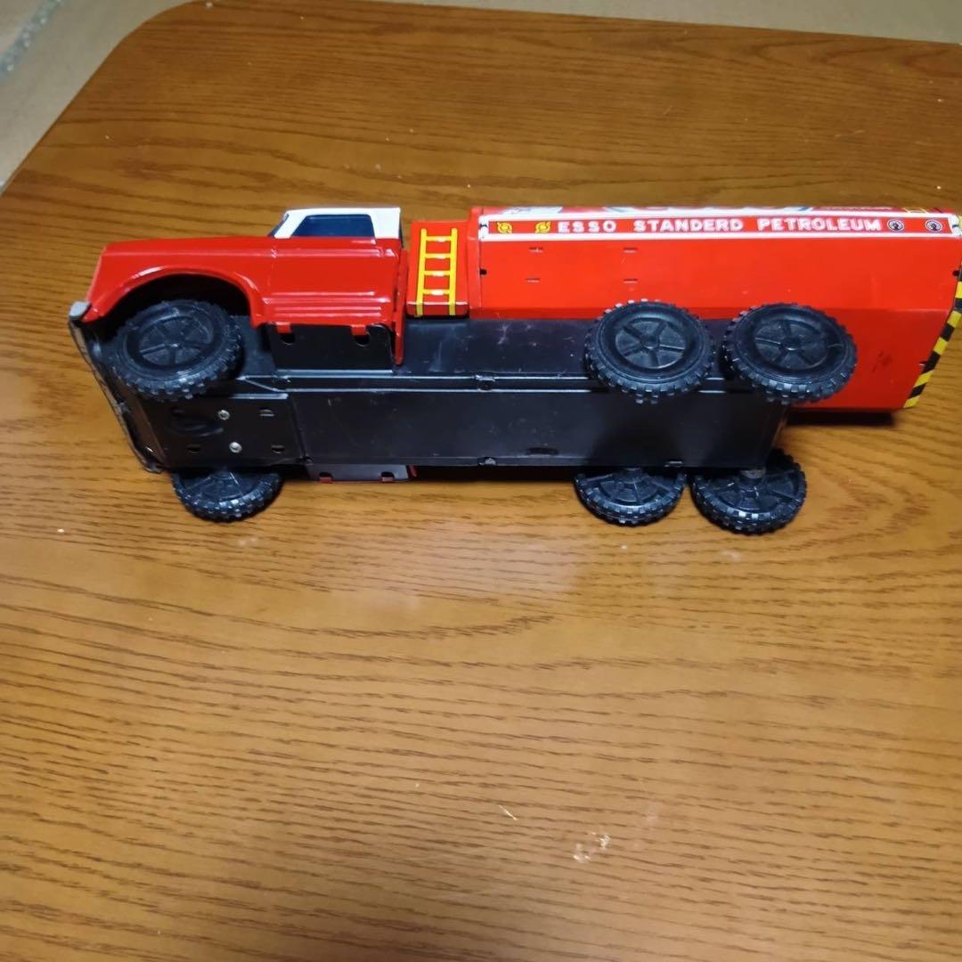 【レトロ】ESSO エッソ　タンクローリー　ブリキ製