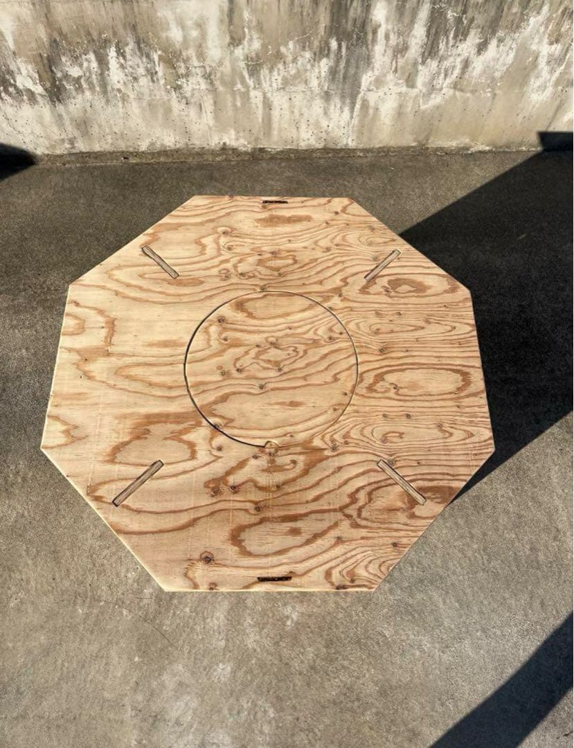 YAMAGOMORY 八卓 High 七輪テーブル　折りたたみ