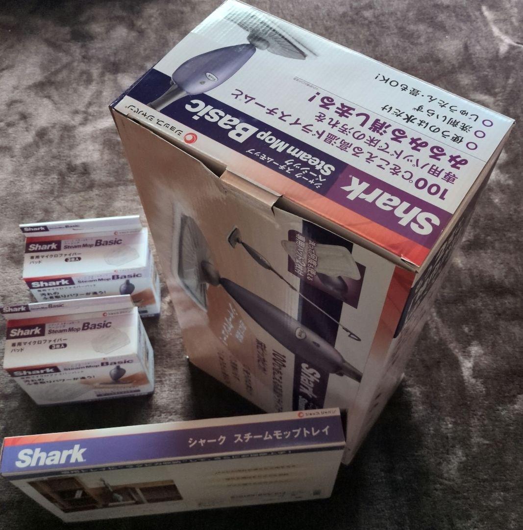 Shark Steam Mop Basic 本体と付属品