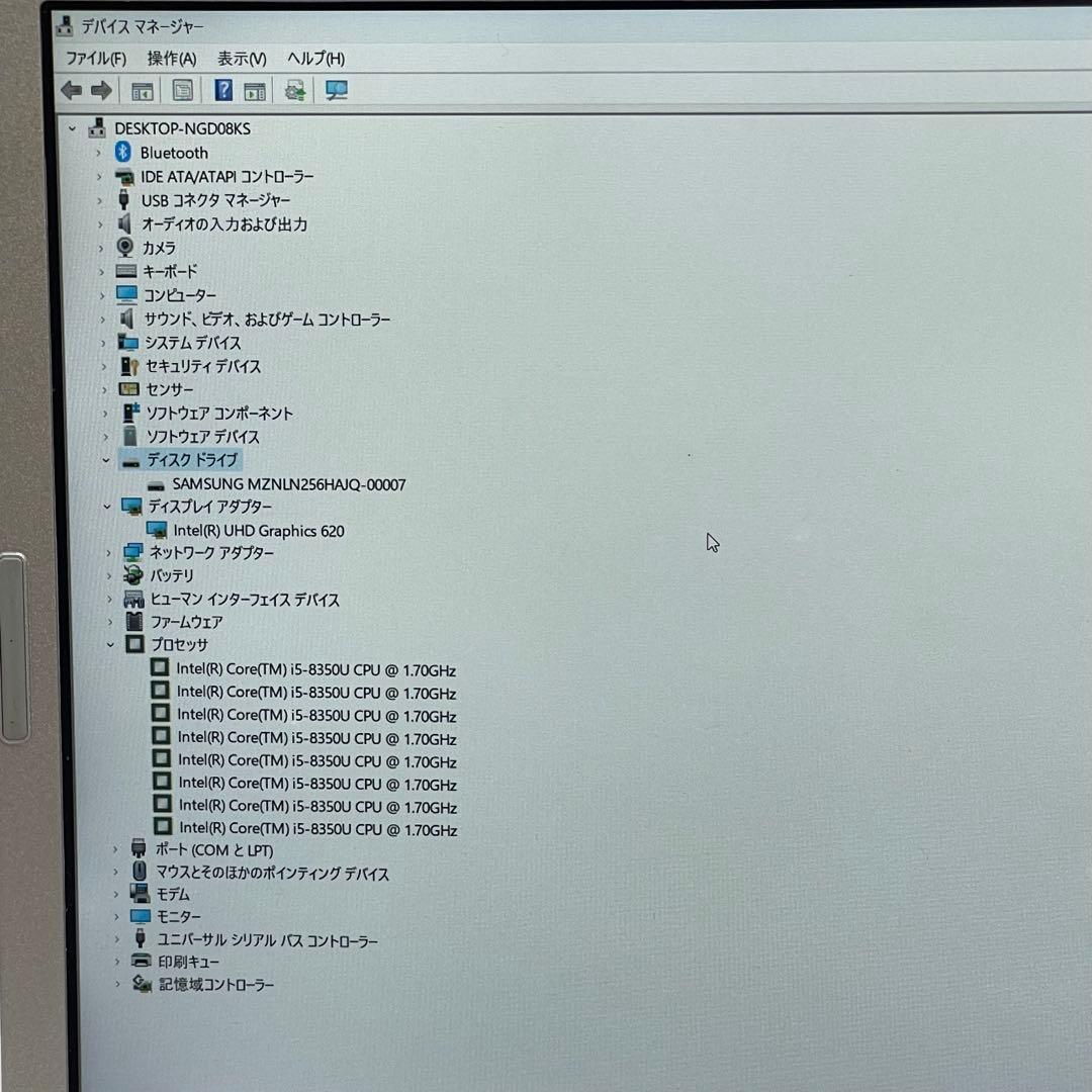 #363 パナソニック CF-SV7 i5-8350U 8GB LTEモデル