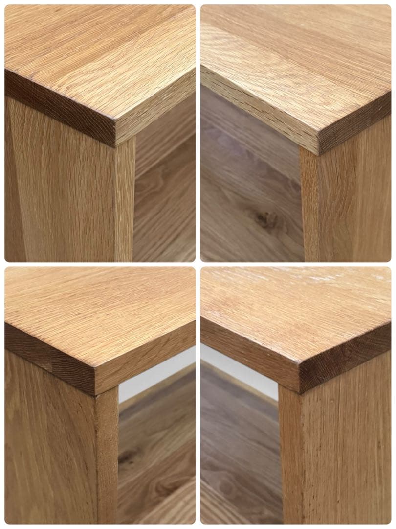 無印良品 ベンチ W120 ローボード テレビボード 無垢材 オーク材 北欧