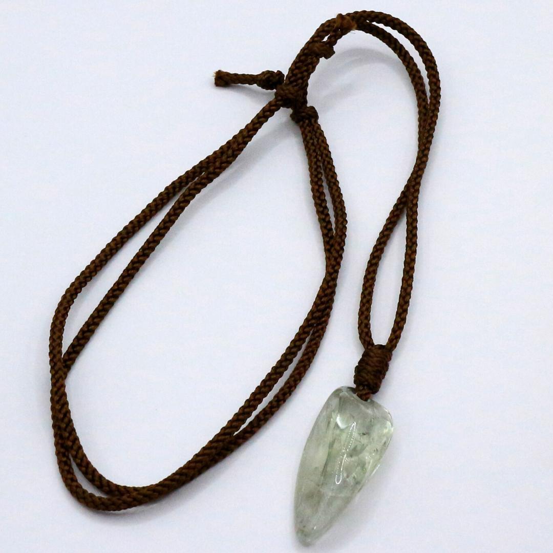 グリーンアメジスト  穴あき タンブル ana_tumble135