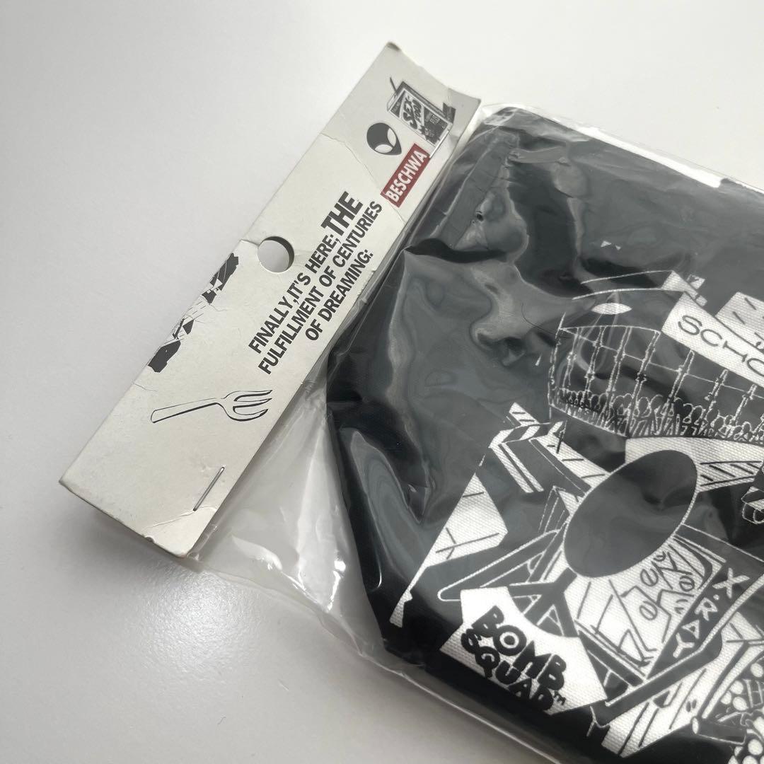 劇レア 90s BESCHWA 宇宙人 手さげランチバッグ デッドストック　黒