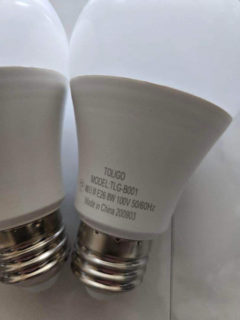 TOLIGO 調光調色LED電球 TLG-B001 E26 ４個 リモコン付