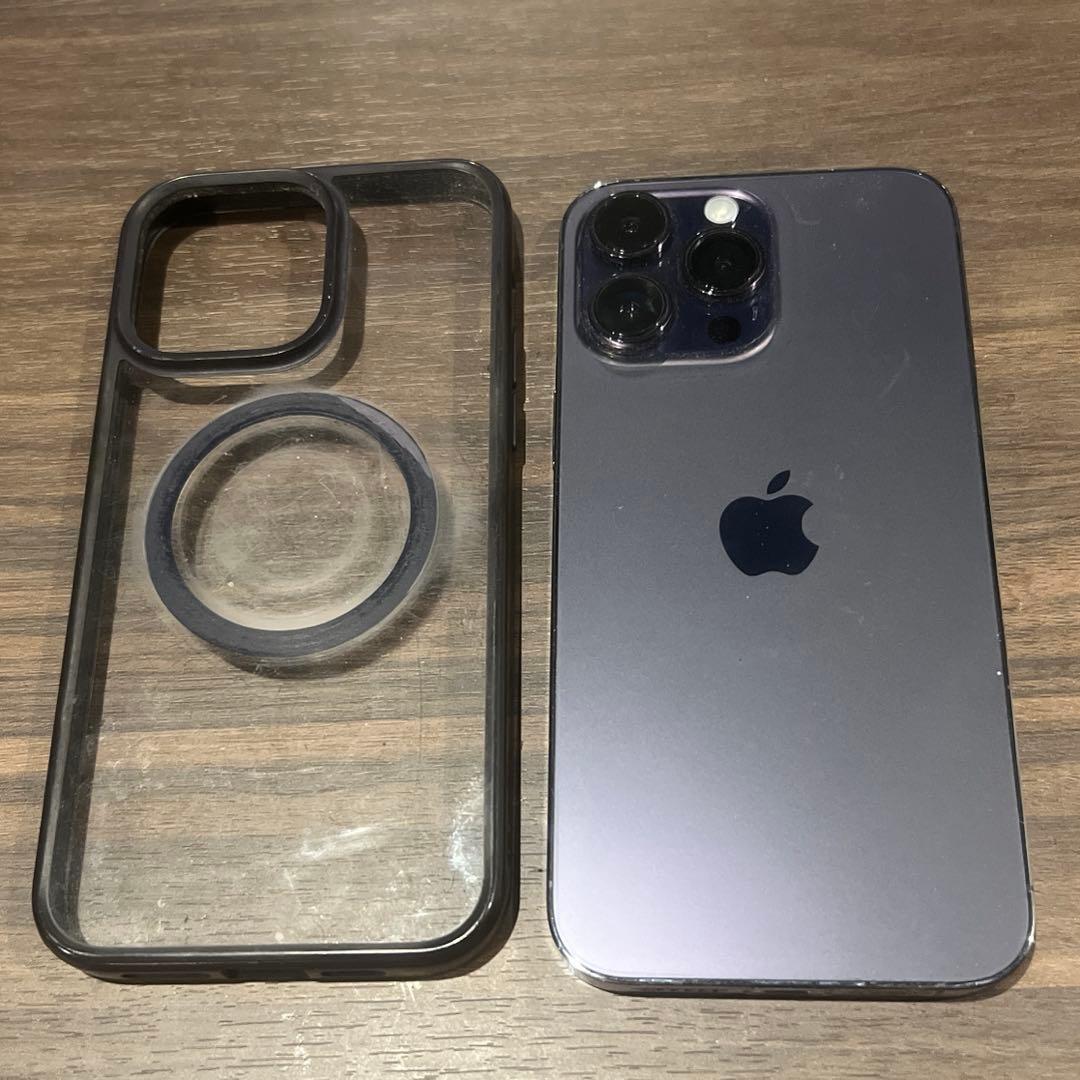 【美品】iPhone 14 Pro Max ディープパープル 256GB 本体