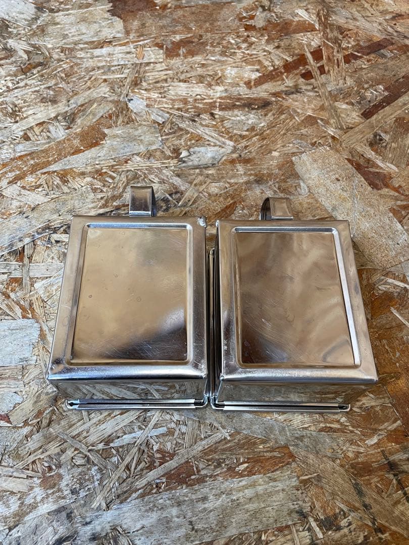 (s7528) ステンレス 薬味入れ 調味料入れ 3個 飲食店 調理用品調理器具