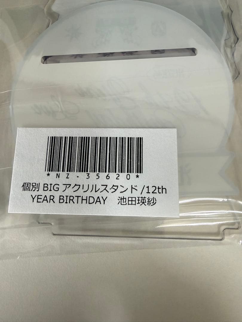 池田瑛紗 個別BIGアクリルスタンド/まとめ売り