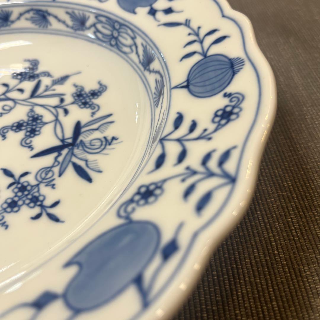 マイセン✨Meissen ブルーオニオン 未使用 23cm 皿