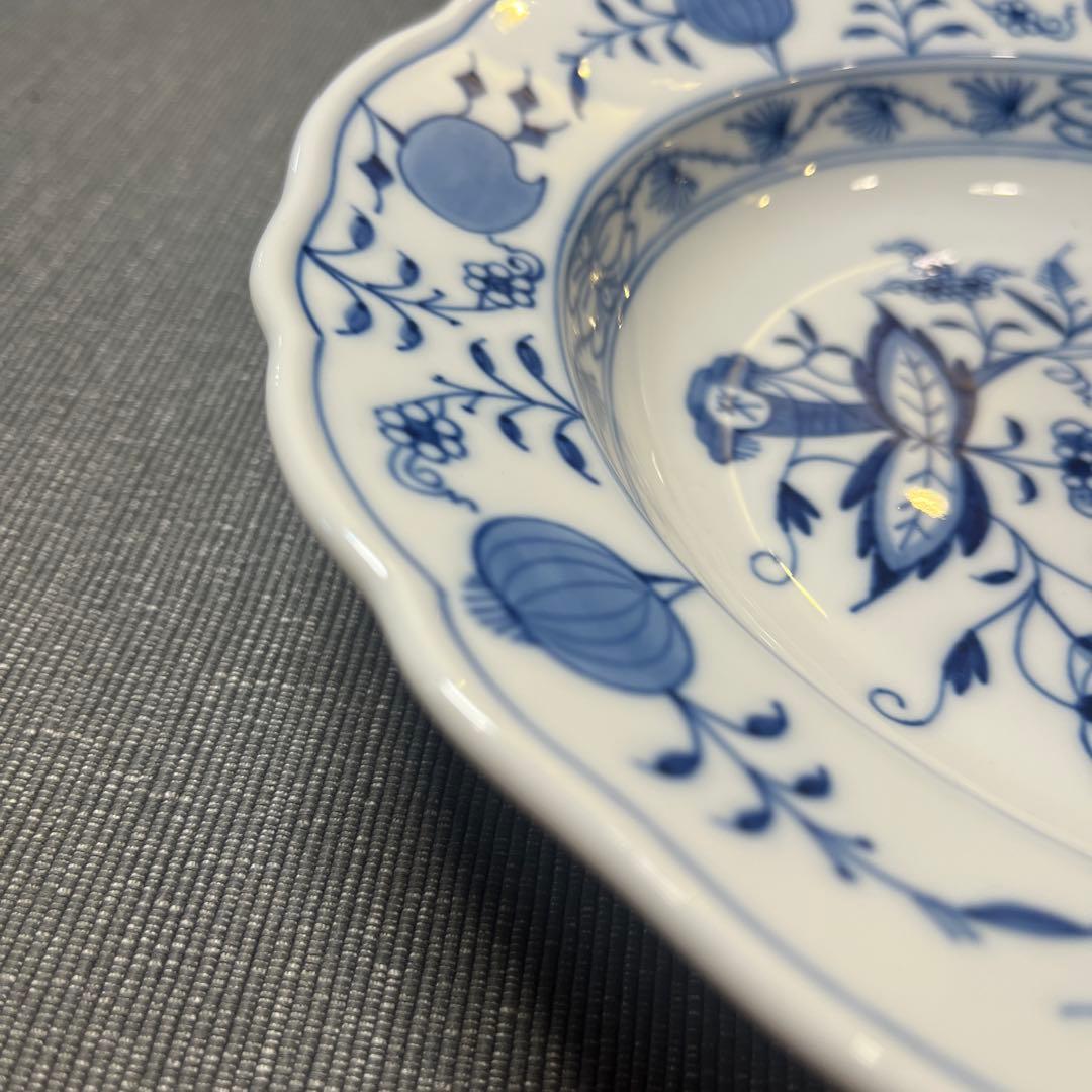 マイセン✨Meissen ブルーオニオン 未使用 23cm 皿