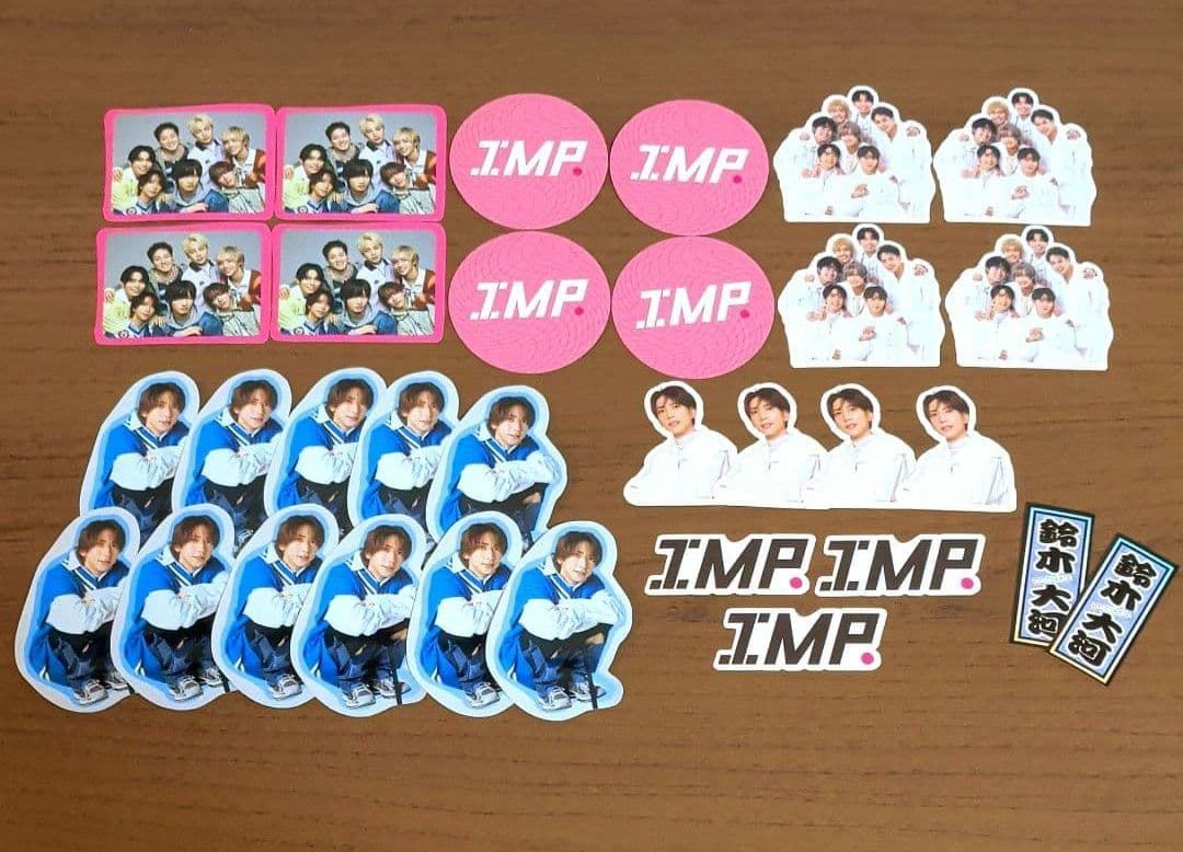 IMP.　鈴木大河　公式写真 134枚　ステッカー 32枚　まとめ売り