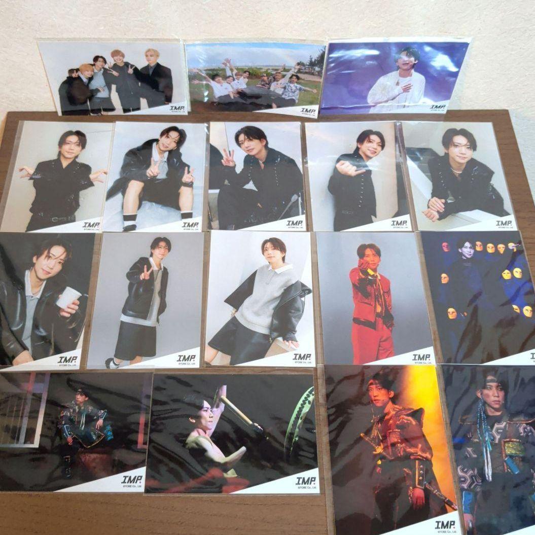 IMP.　鈴木大河　公式写真 134枚　ステッカー 32枚　まとめ売り