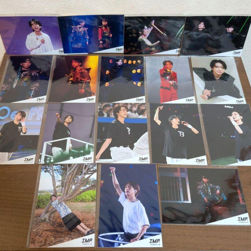 IMP.　鈴木大河　公式写真 134枚　ステッカー 32枚　まとめ売り