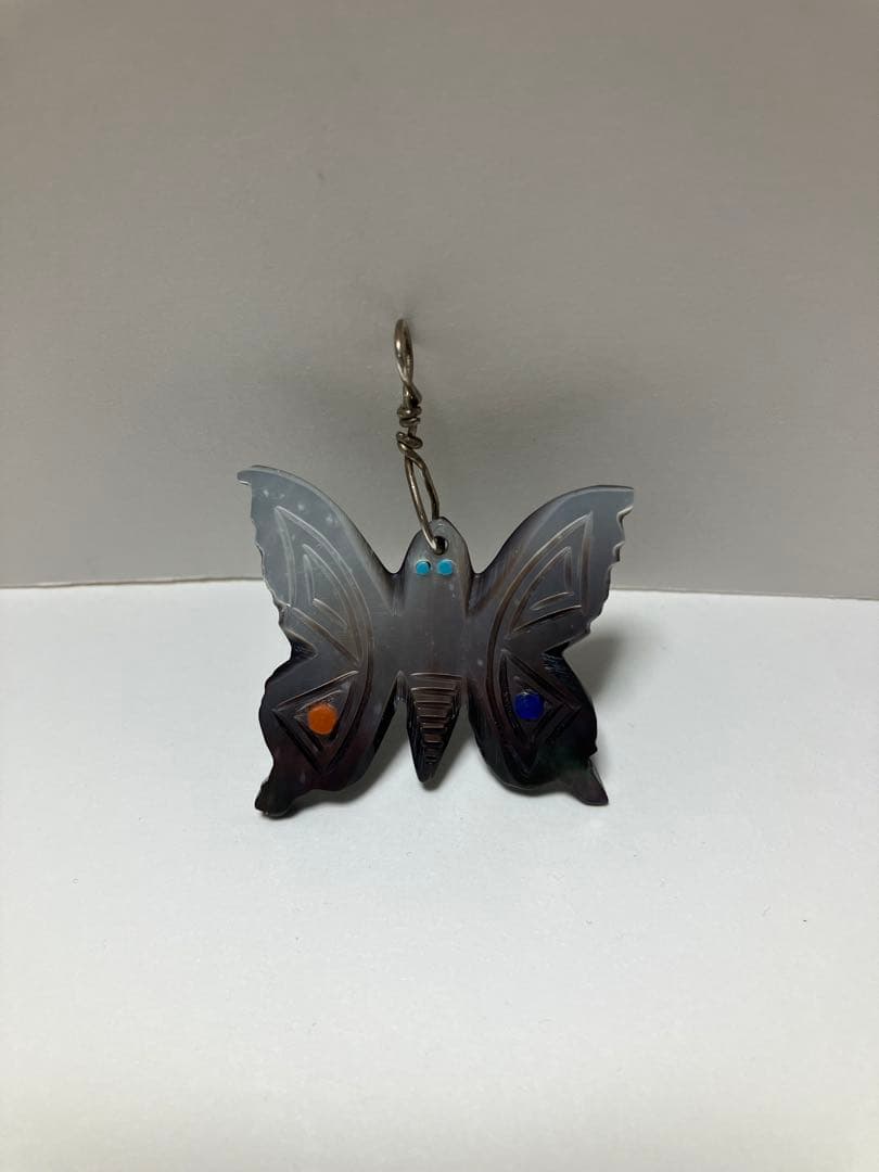 マライカ インディアンジュエリー 蝶モチーフ ペンダントトップ 一点物