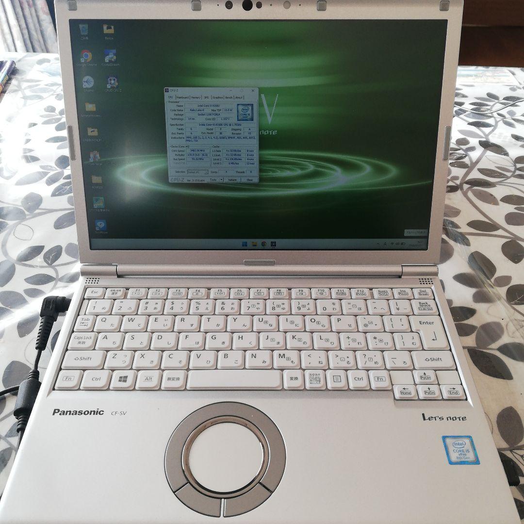 Windowsノート本体 Panasonic Let's note CF-SV7