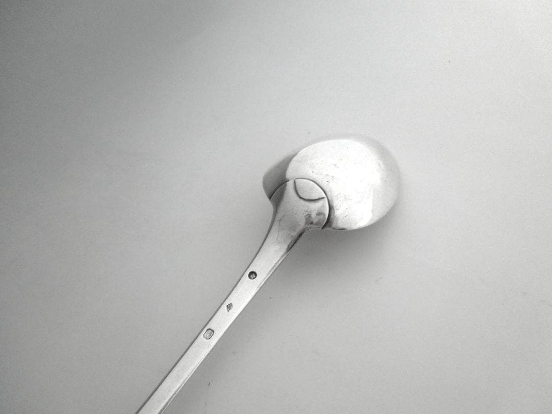 フランス　シルバースプーン　大型　純銀