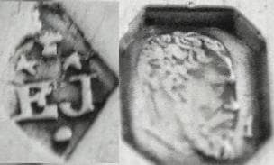 フランス　シルバースプーン　大型　純銀