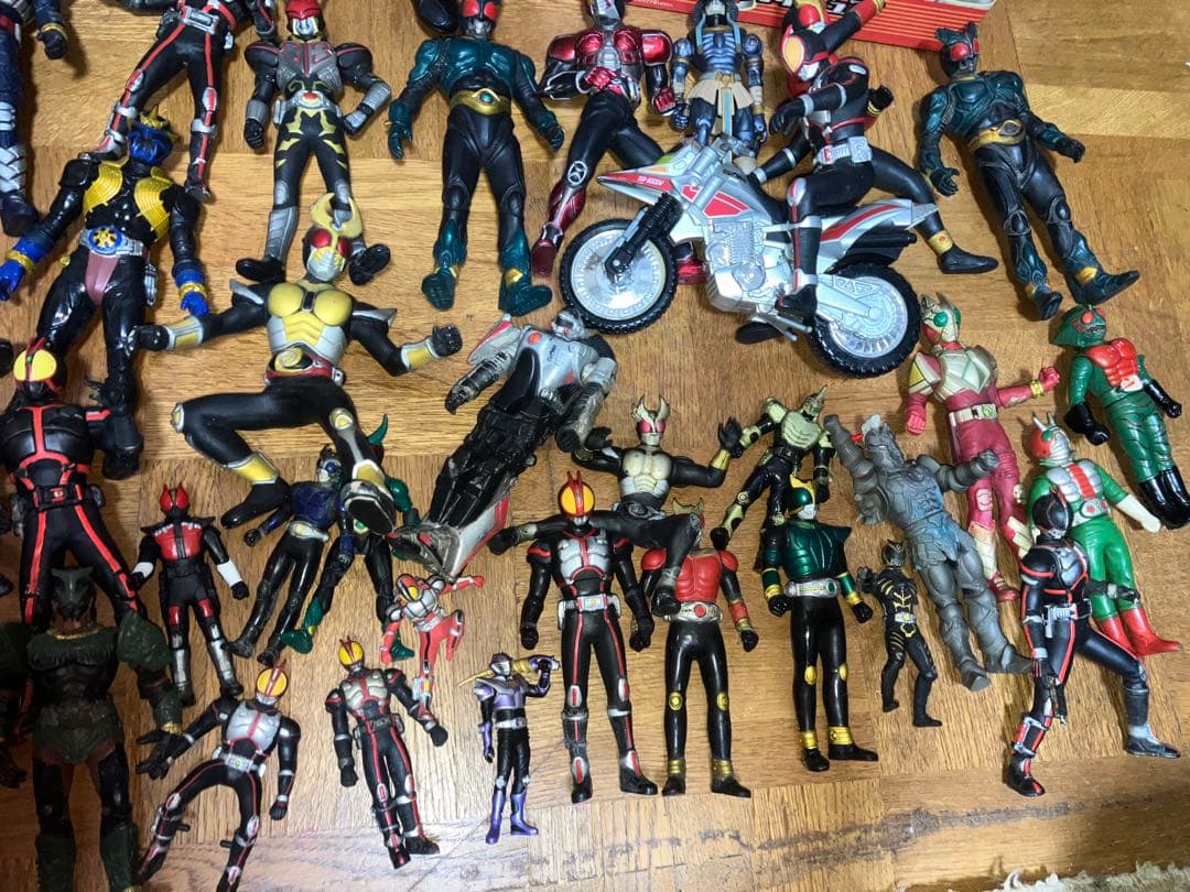 仮面ライダーシリーズ　フィギュア　ソフビ　ジャンク品　まとめ売り　大量