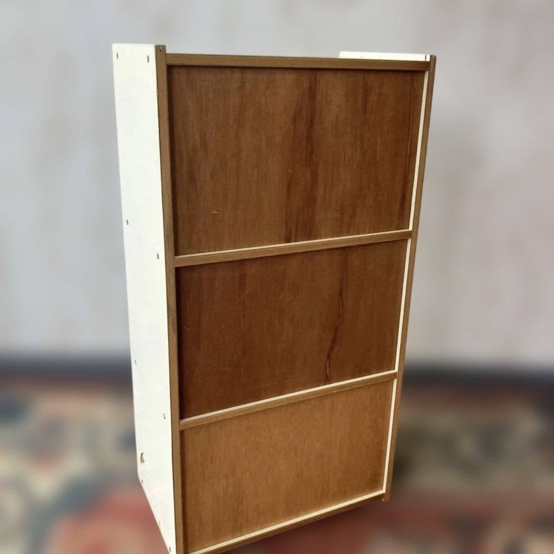 [昭和レトロ] 3段カラーボックス