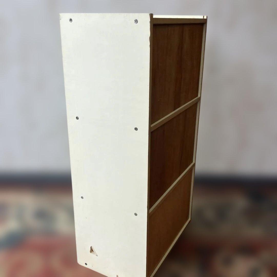 [昭和レトロ] 3段カラーボックス