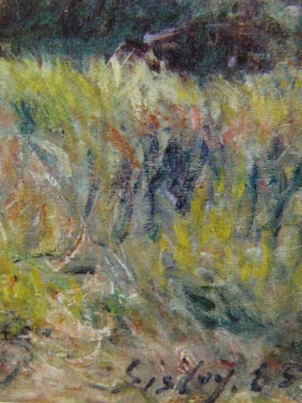 アルフレッド・シスレー、「サン・マメスのロワン川」、希少な画集より