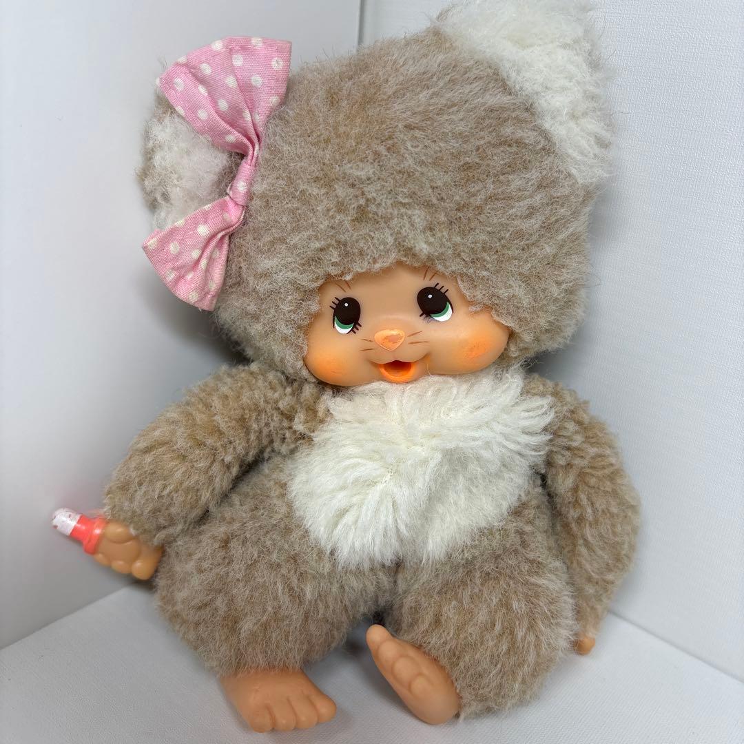 ビンテージ ミンカちゃん ねこ モンチッチ monchhichi 1532